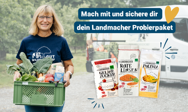 Biokiste Lieferservice kennenlernen Neukunde Neukundin 4+1 Aktion Angebot Biohof Gut Wilhelmsdorf