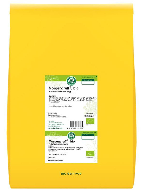 Produktfoto zu Morgengruss Kräutertee, 0,75 kg Pack