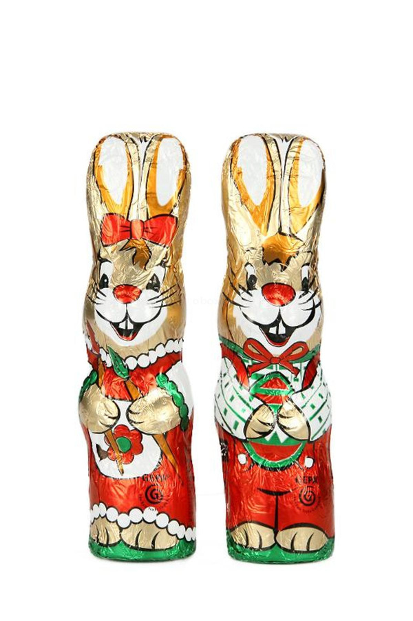 Produktfoto zu Osterhase Vollmilch in Stanniol