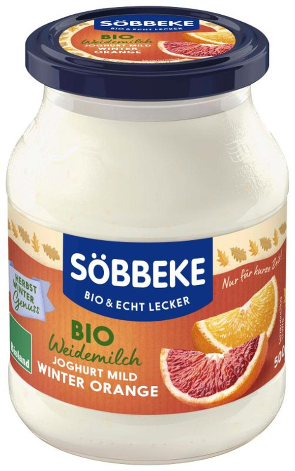Produktfoto zu Joghurt Winter Orange 3,8%
