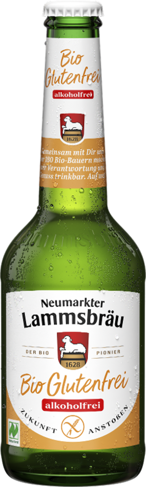 Produktfoto zu Lammsbräu alkoholfrei glutenfrei 10 x 0,33l