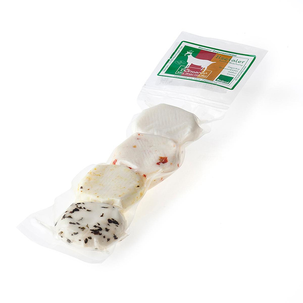 Produktfoto zu Ziegenkäse, Ilsetaler bunt