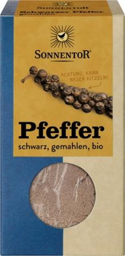 Produktfoto zu Gewürz, Pfeffer schwarz gemahlen