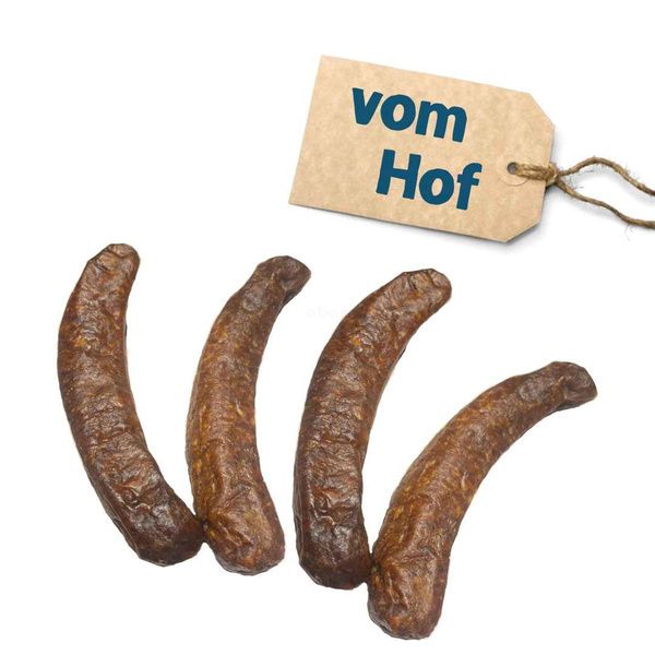 Produktfoto zu Mettenden vom Rind, 2 Stk., vom Hof