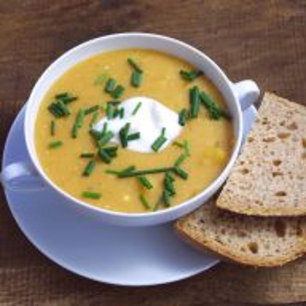 Produktfoto zu Linsen-Cremesuppe & Landbrot