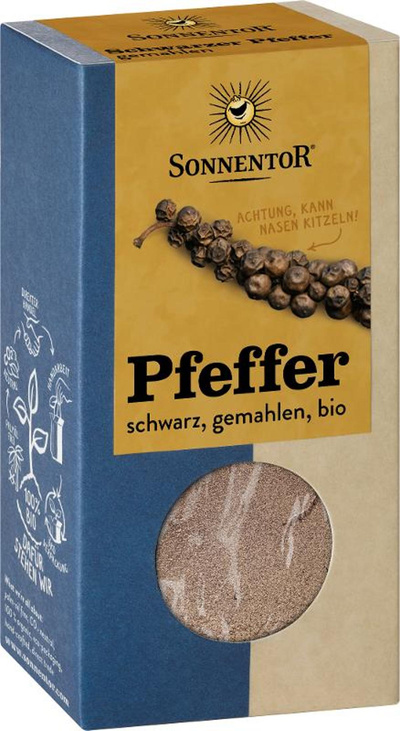 Produktfoto zu Gewürz, Pfeffer schwarz gemahlen