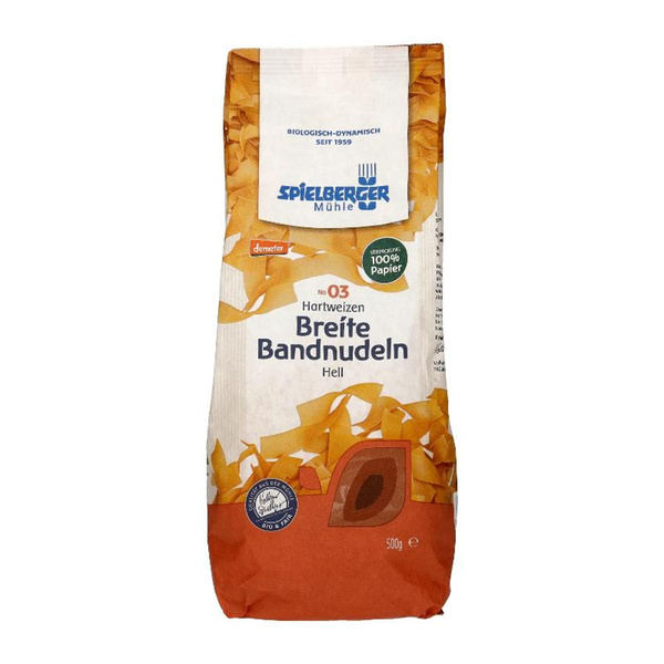 Produktfoto zu Nudeln, breite Bandnudeln 18mm