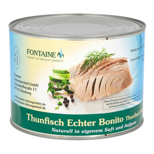 Produktfoto zu Thunfisch i.eig.Saft 1,705kg