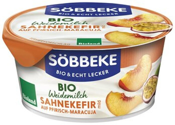 Produktfoto zu Sahne Kefir Pfirsich-Maracuja