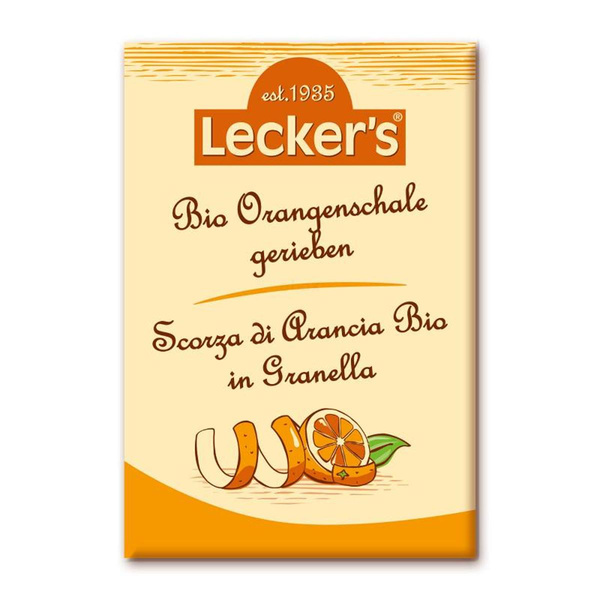 Produktfoto zu Orangenschale gerieben, LEK