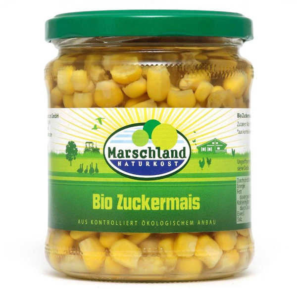 Produktfoto zu Zuckermais i. Glas 370 ml