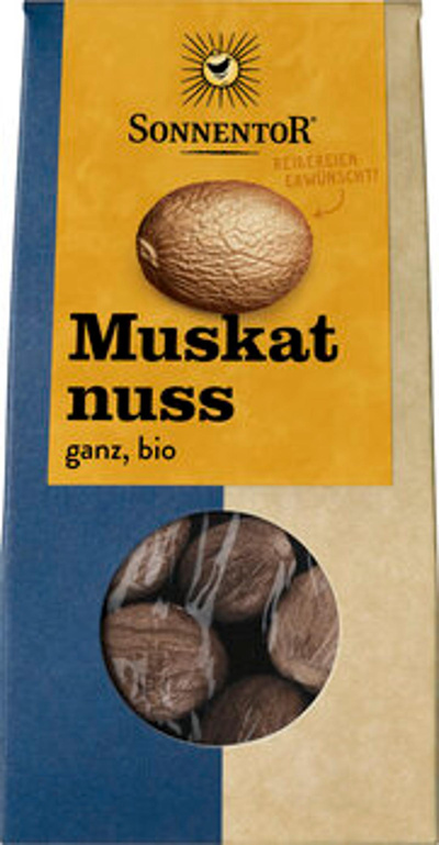 Produktfoto zu Gewürz, Muskatnüsse, ganz, 25g