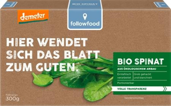 Produktfoto zu Blattspinat TK