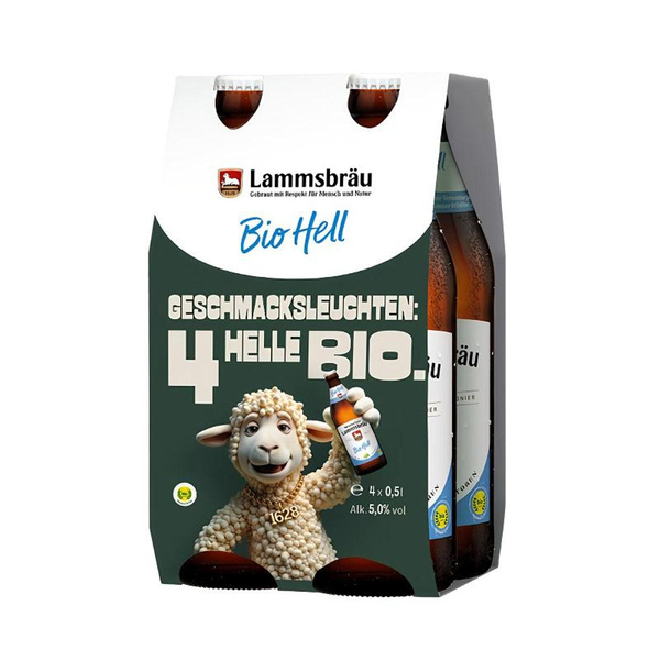 Produktfoto zu Lammsbräu Edelhell 10x 0,5 l