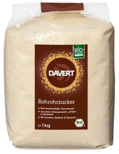 Produktfoto zu Rohrohrzucker 1kg