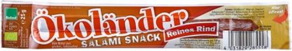 Produktfoto zu Ökoländer Salami-Snack, Rind