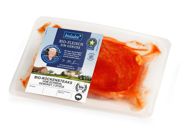 Produktfoto zu Rückensteak, Schwein, gewürzt