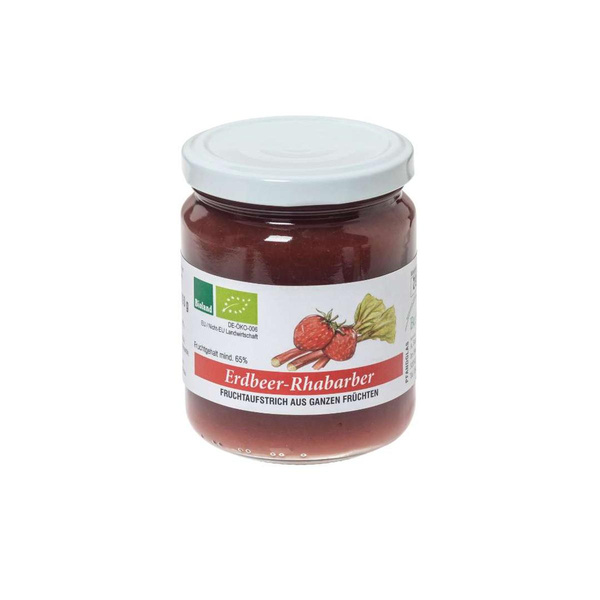 Produktfoto zu Fruchtaufstrich Erdbeer-Rhabarber