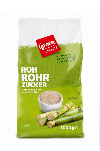 Produktfoto zu Rohrohrzucker green, 1 kg