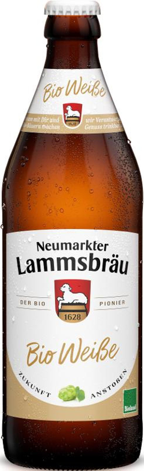 Produktfoto zu Lammsbräu Weiße  10 x 0,5 l