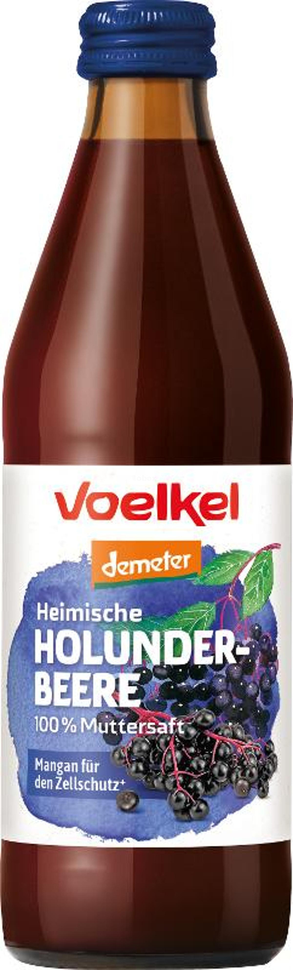 Produktfoto zu heimischer Holunderbeer Saft 0,33l