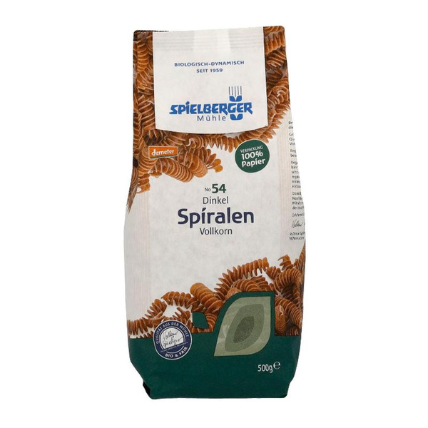 Produktfoto zu Nudeln, Spiralen Dinkel VK