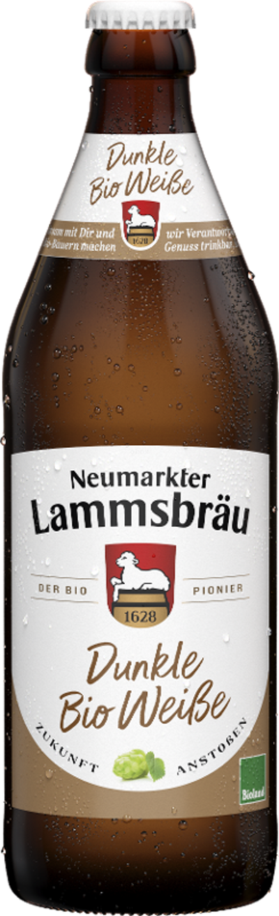 Produktfoto zu Lammsbräu Dunkle Weiße, 10 x 0,5 l