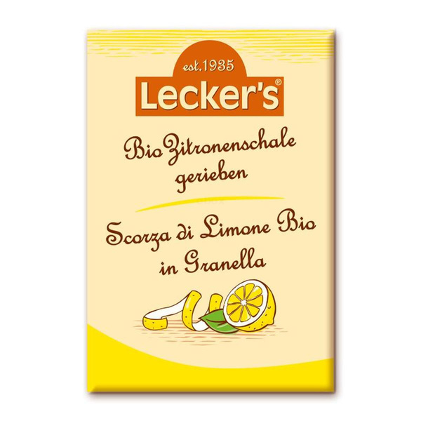 Produktfoto zu Zitronenschale gerieben, LEK