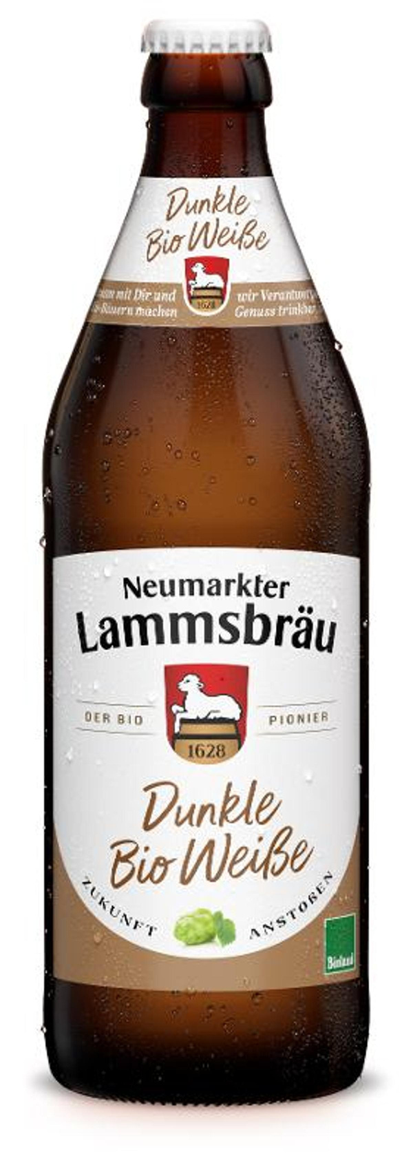 Produktfoto zu Lammsbräu Dunkle Weiße, 10 x 0,5 l