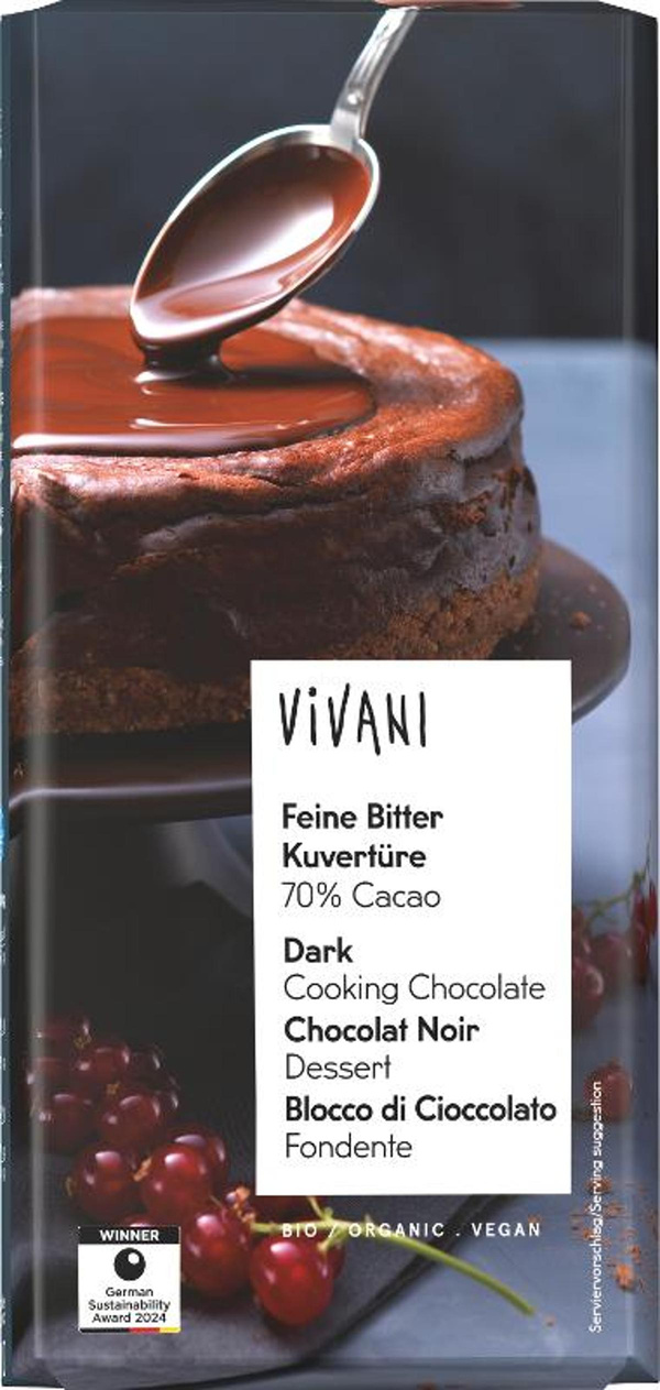 Produktfoto zu Feine Bitter Kuvertüre, 150g