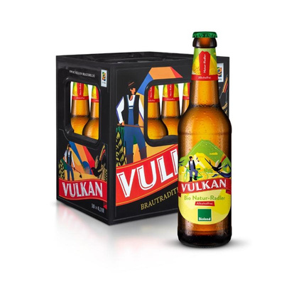 Produktfoto zu Vulkan Bier Natur Radler alkoholfrei