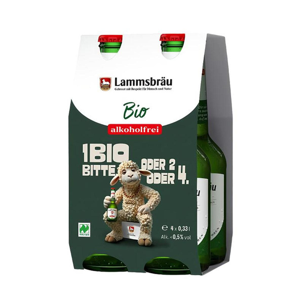 Produktfoto zu Lammsbräu alkoholfrei 10x0,33l