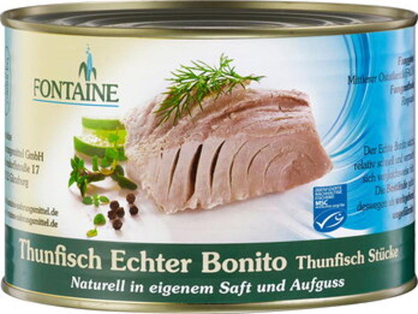 Produktfoto zu Thunfisch i.eig.Saft 1,705kg