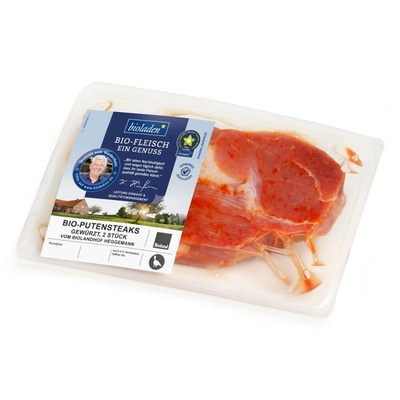 Produktfoto zu Putensteaks gewürzt, 2 Stück
