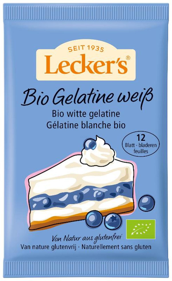 Produktfoto zu Blatt Gelatine weiß, Leckers