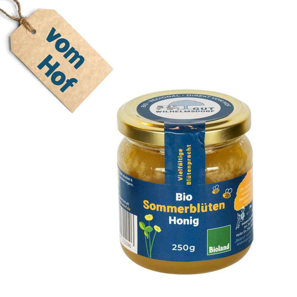 Produktfoto zu Sommerblütenhonig, 250g, vom Hof