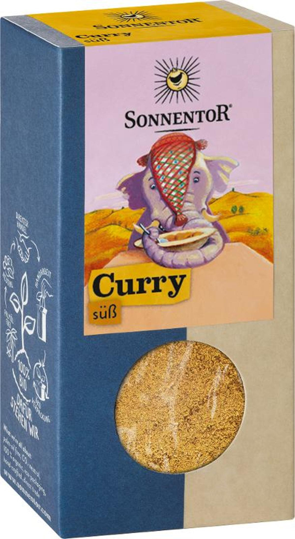 Produktfoto zu Gewürz, Curry süß, 50g