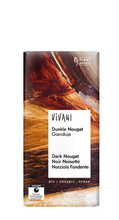 Produktfoto zu Schokolade, dunkle Nougat 100g