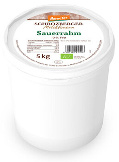 Produktfoto zu Saure Sahne 10% 5k