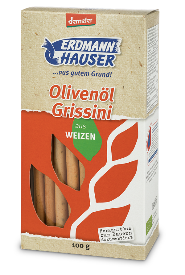Produktfoto zu Olivenöl-Grissini, 100g