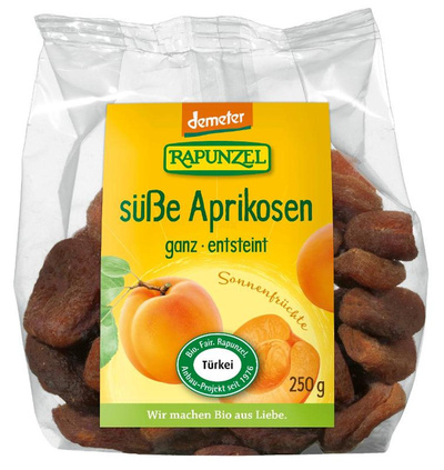 Produktfoto zu Aprikosen süß ganz, 250g