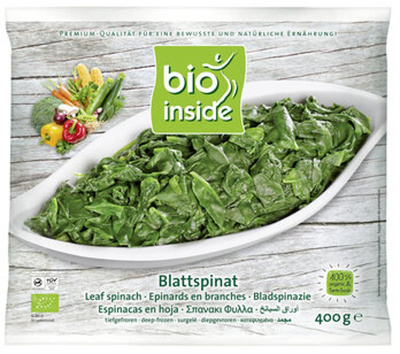 Produktfoto zu Blattspinat port. im Beutel 400g