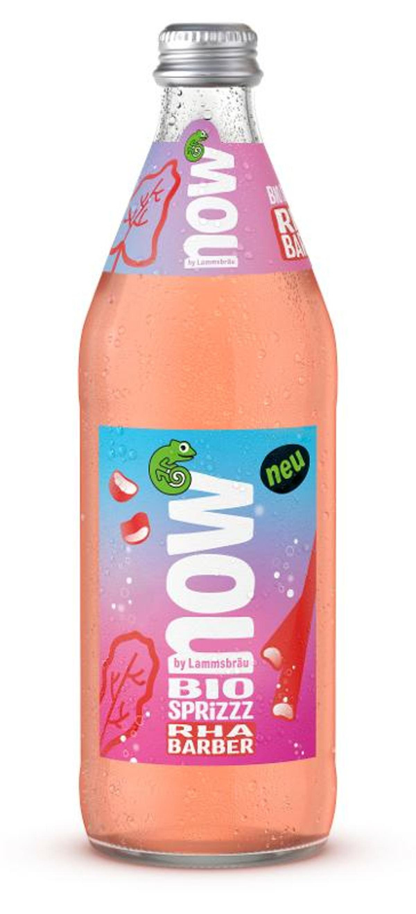 Produktfoto zu now Sprizzz Rhabarber 10x0,5l