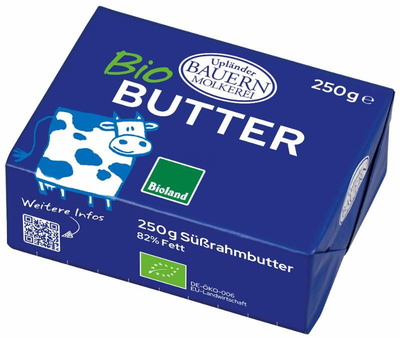 Produktfoto zu Butter, Süßrahm 250g UP