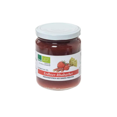 Produktfoto zu Fruchtaufstrich Erdbeer-Rhabarber