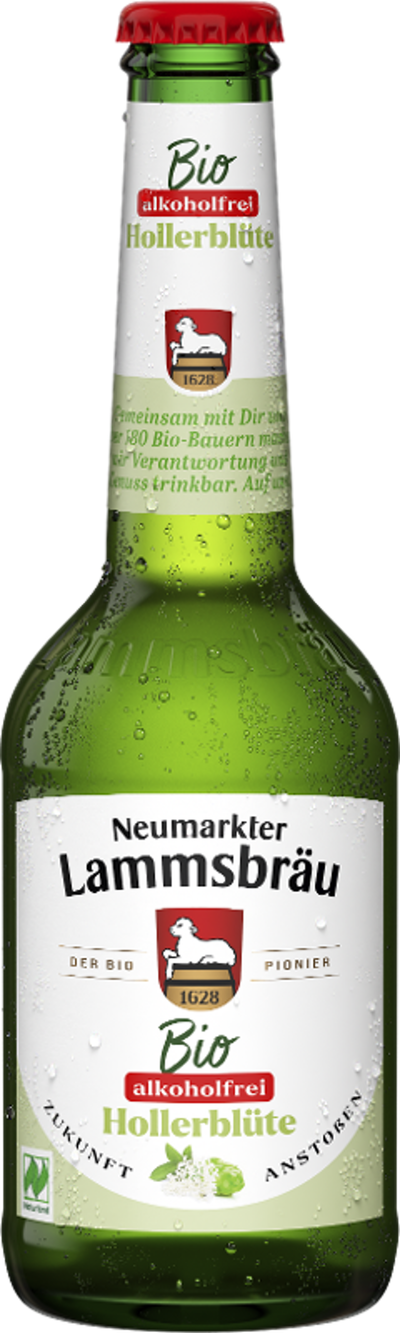 Produktfoto zu Lammsbräu Hollerblüte alkoholfrei 10 x 0,33 l