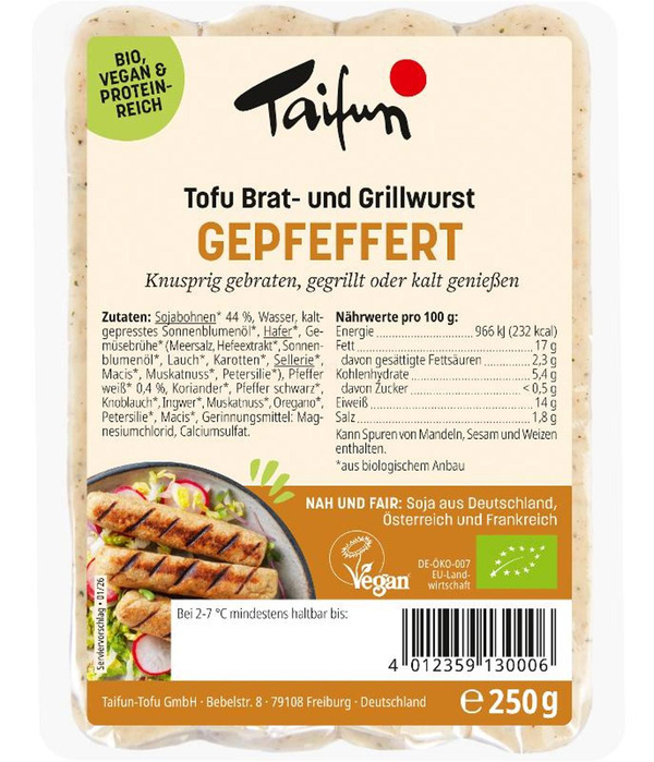 Produktfoto zu Brat- und Grillwurst gepfeffer