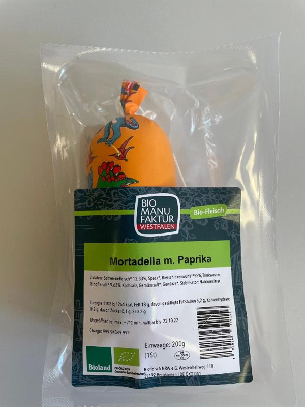 Produktfoto zu Mortadella am Stück, 300g