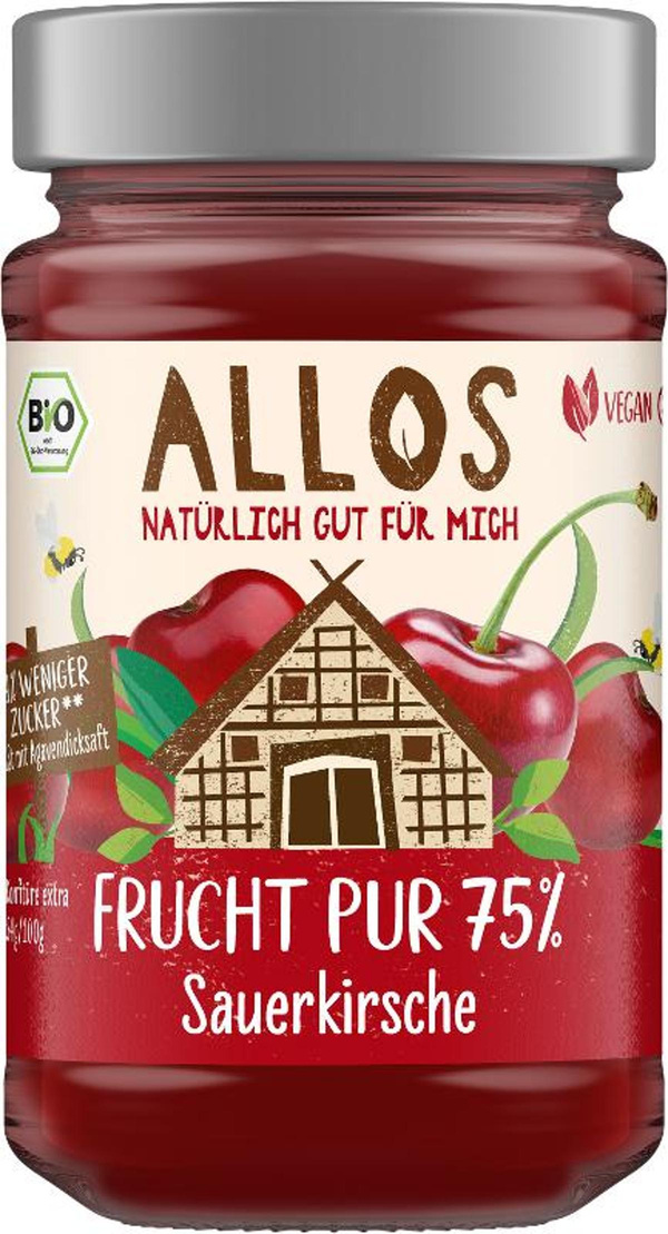 Produktfoto zu Frucht Pur Sauerkirsch, 250g