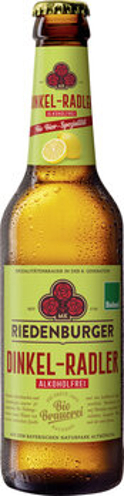 Produktfoto zu Riedenburger Dinkel Radler alkoholfrei 10 x 0,33 l